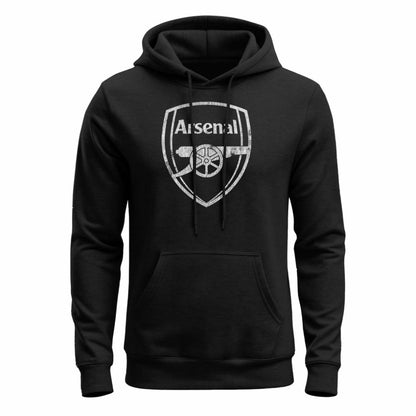 Arsenal 1863FC Mono Badge Fleece Hoodie - Black cheap