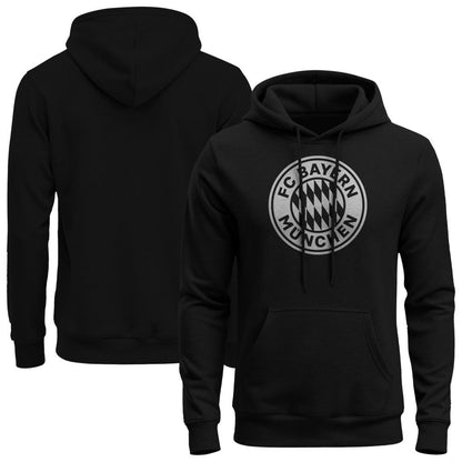 Bayern Munich 1863FC Mono Badge Fleece Hoodie - Black outlet