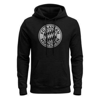 Bayern Munich 1863FC Mono Badge Fleece Hoodie - Black outlet