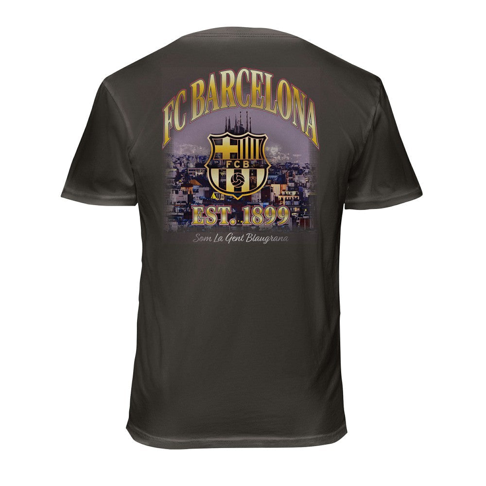 Barcelona 1863FC Wordmark Cotton T-Shirt - Gray shop