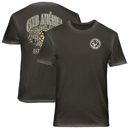 Club America 1863FC Wordmark Cotton T-Shirt - Gray sale