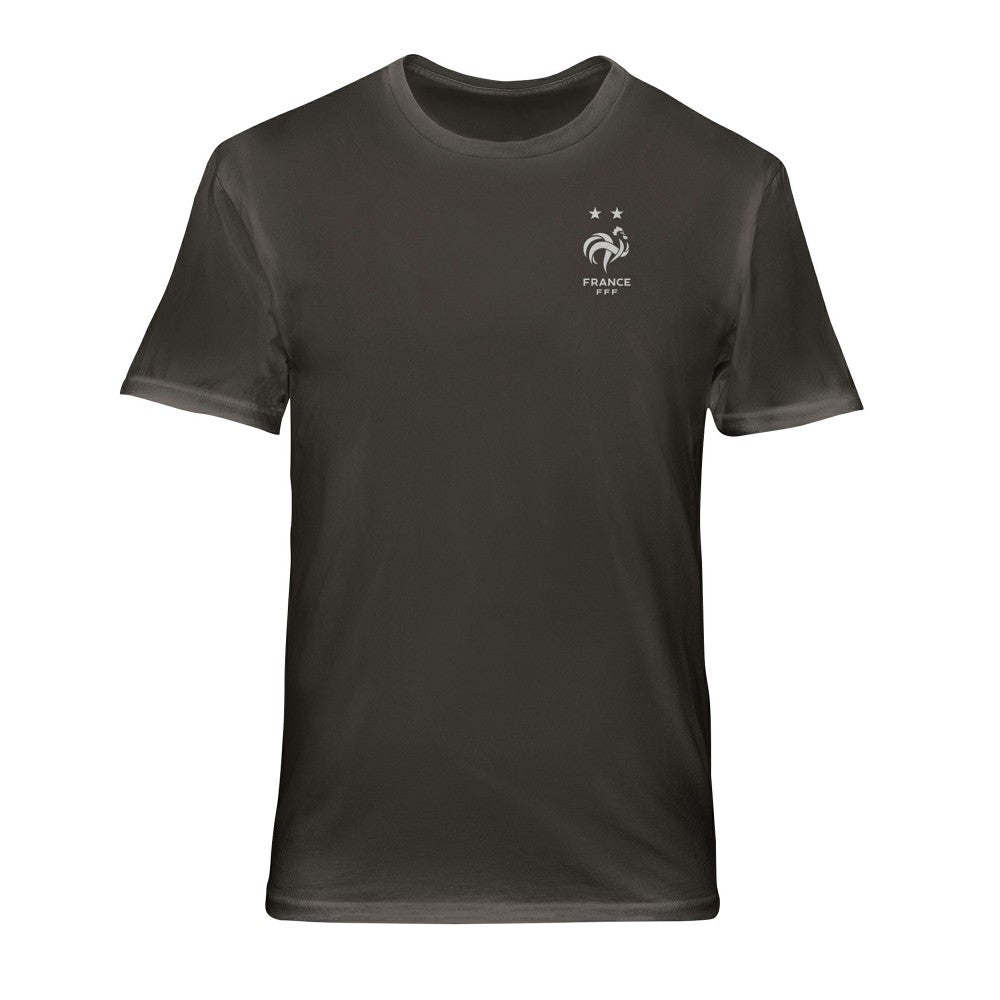 France National Team 1863FC Wordmark Cotton T-Shirt - Gray online
