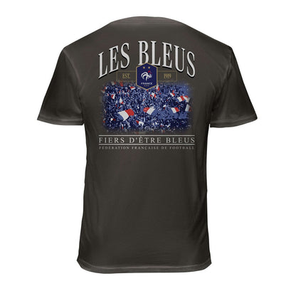 France National Team 1863FC Wordmark Cotton T-Shirt - Gray online