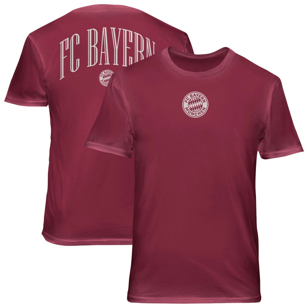 Bayern Munich 1863FC Back Wordmark Soft Wash T-Shirt - Red sale