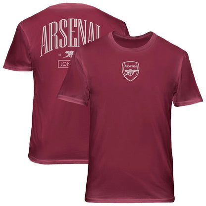 Arsenal 1863FC Back Wordmark Soft Wash T-Shirt - Red outlet