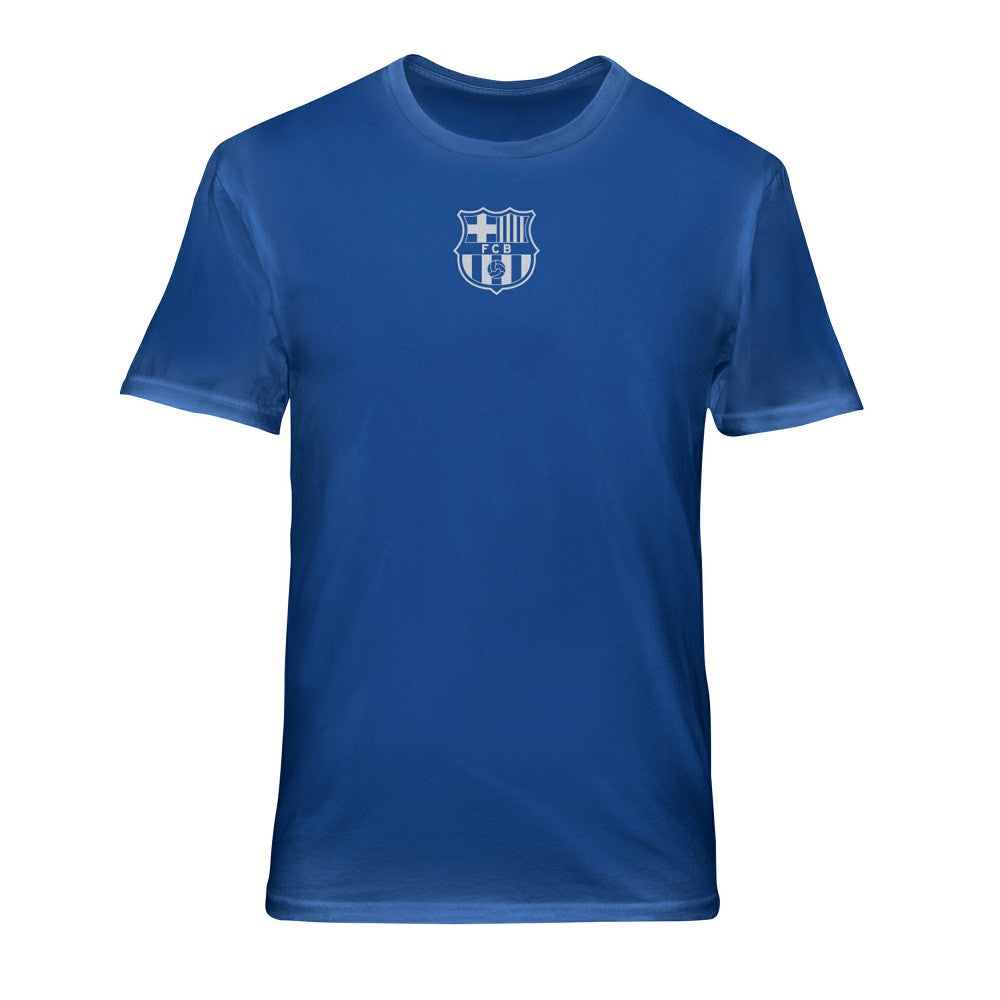 Barcelona 1863FC Back Wordmark Soft Wash T-Shirt - Blue outlet