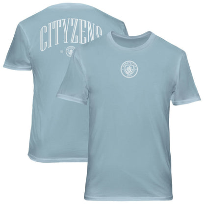 Manchester City 1863FC Back Wordmark Soft Wash T-Shirt - Light Blue on sale
