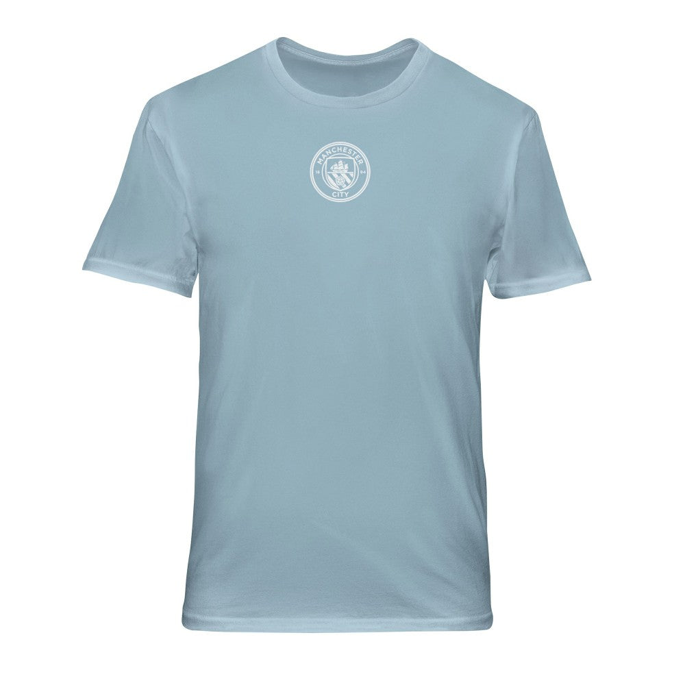 Manchester City 1863FC Back Wordmark Soft Wash T-Shirt - Light Blue on sale