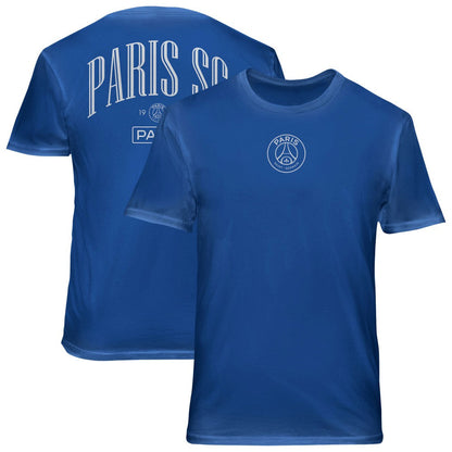 Paris Saint-Germain 1863FC Back Wordmark Soft Wash T-Shirt - Blue for sale