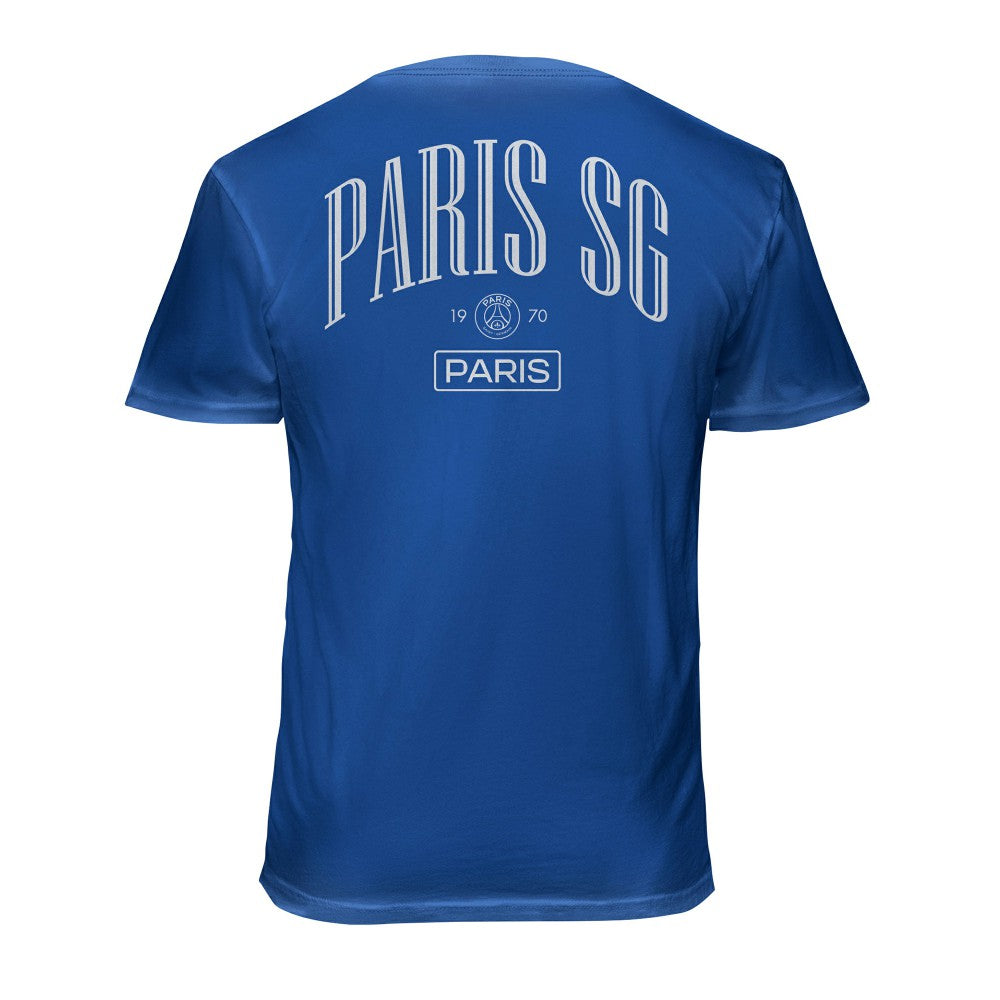 Paris Saint-Germain 1863FC Back Wordmark Soft Wash T-Shirt - Blue for sale