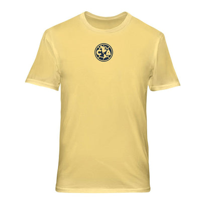 Club America 1863FC Back Wordmark Soft Wash T-Shirt - Yellow for sale