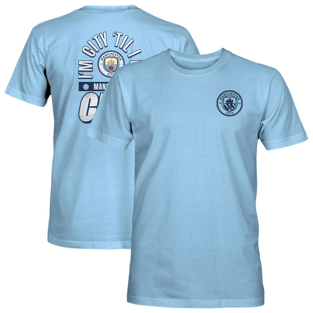 Manchester City 1863FC True To Glory Heavyweight T-Shirt - Light Blue on sale
