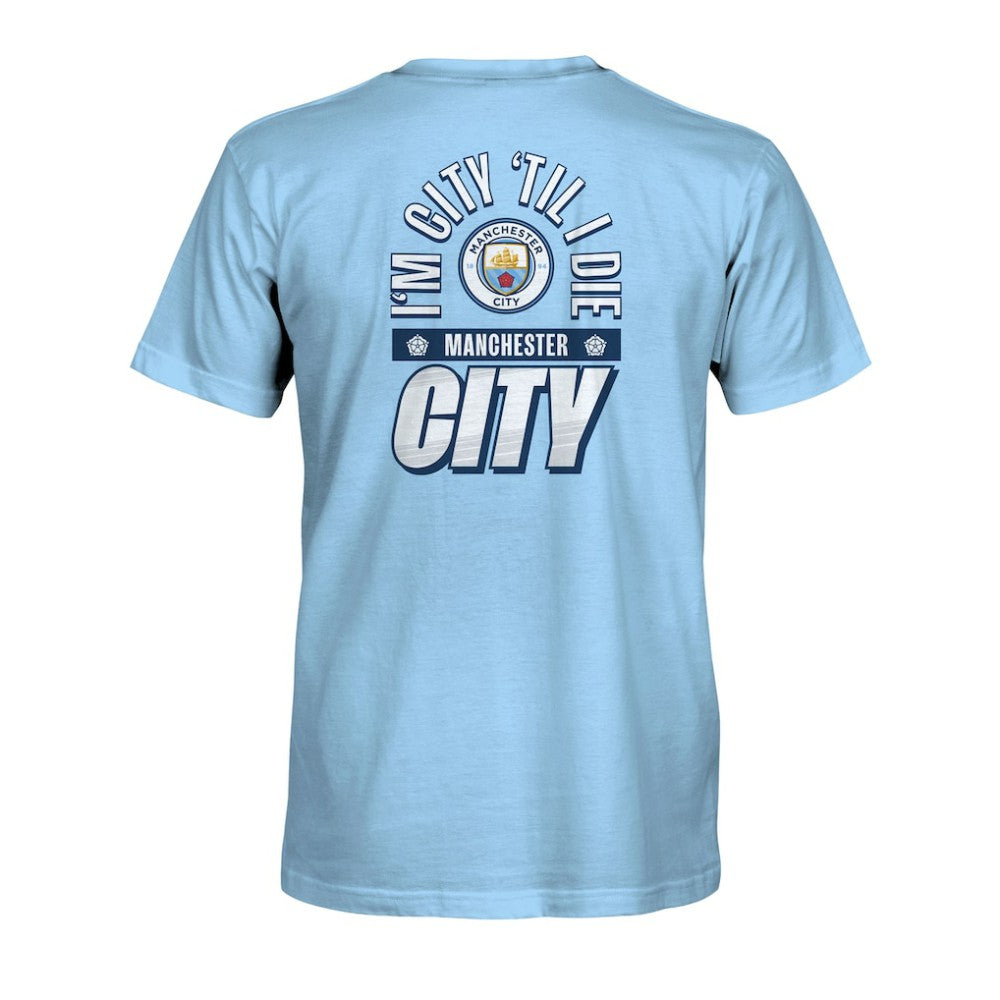 Manchester City 1863FC True To Glory Heavyweight T-Shirt - Light Blue on sale