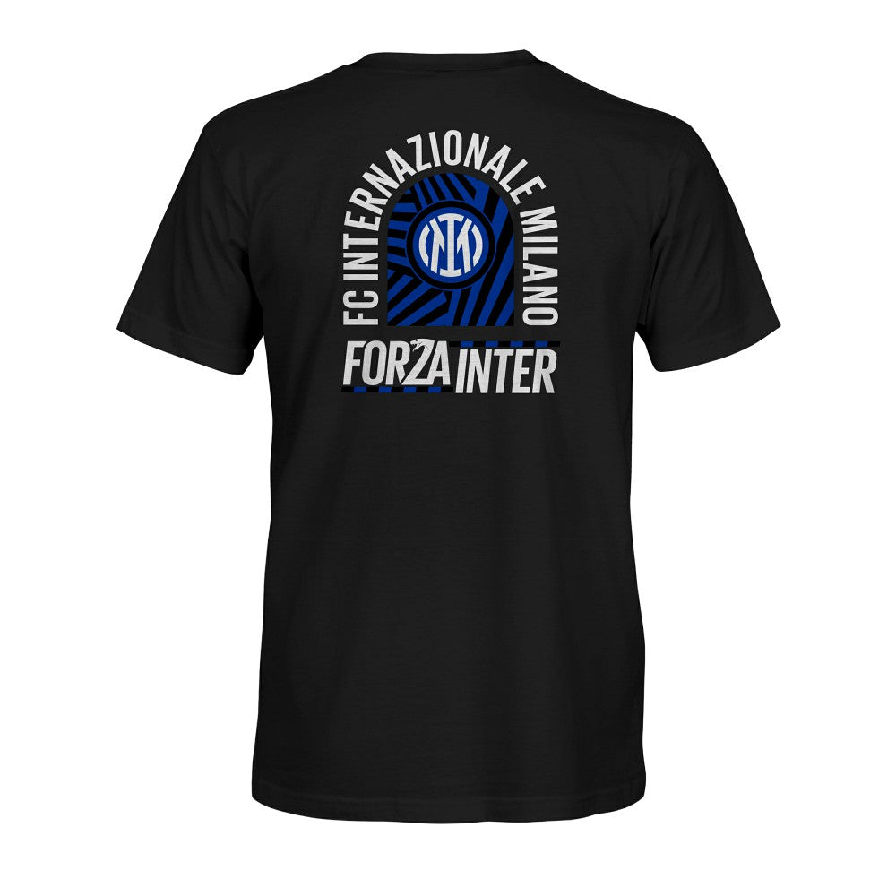 Inter Milan 1863FC True To Glory Heavyweight T-Shirt - Black for sale