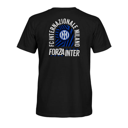 Inter Milan 1863FC True To Glory Heavyweight T-Shirt - Black for sale