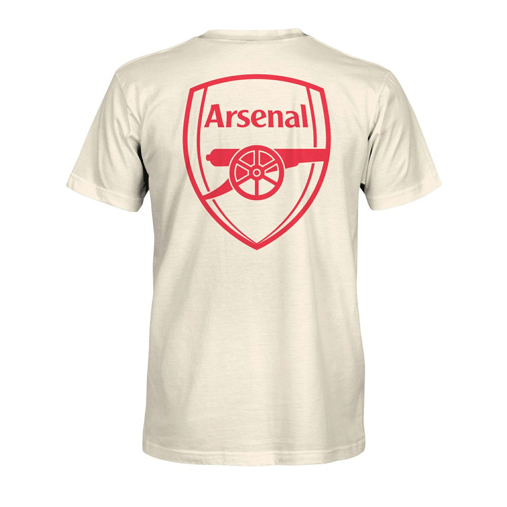 Arsenal 1863FC Emblem Heavyweight T-Shirt - Cream shop