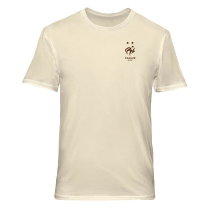 France National Team 1863FC Vintage Soft Wash T-Shirt - Cream outlet