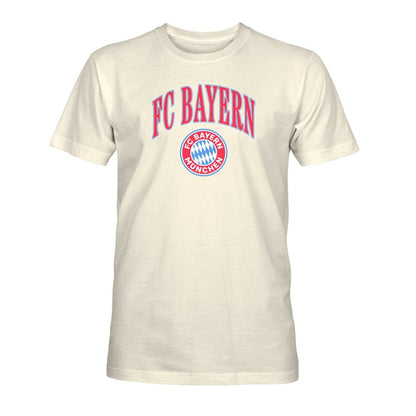 Bayern Munich 1863FC Retro Stripes T-Shirt - Cream discount