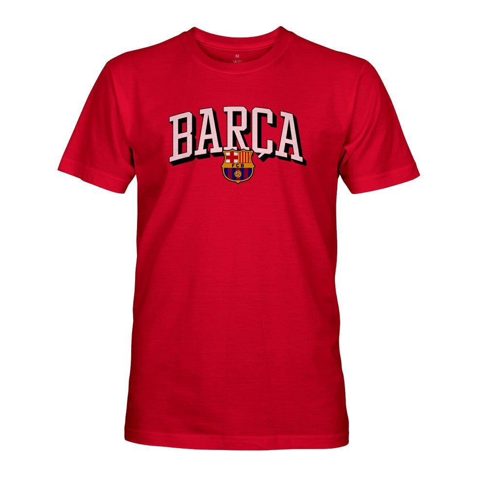 Barcelona 1863FC Athletic Wordmark T-Shirt - Red discount