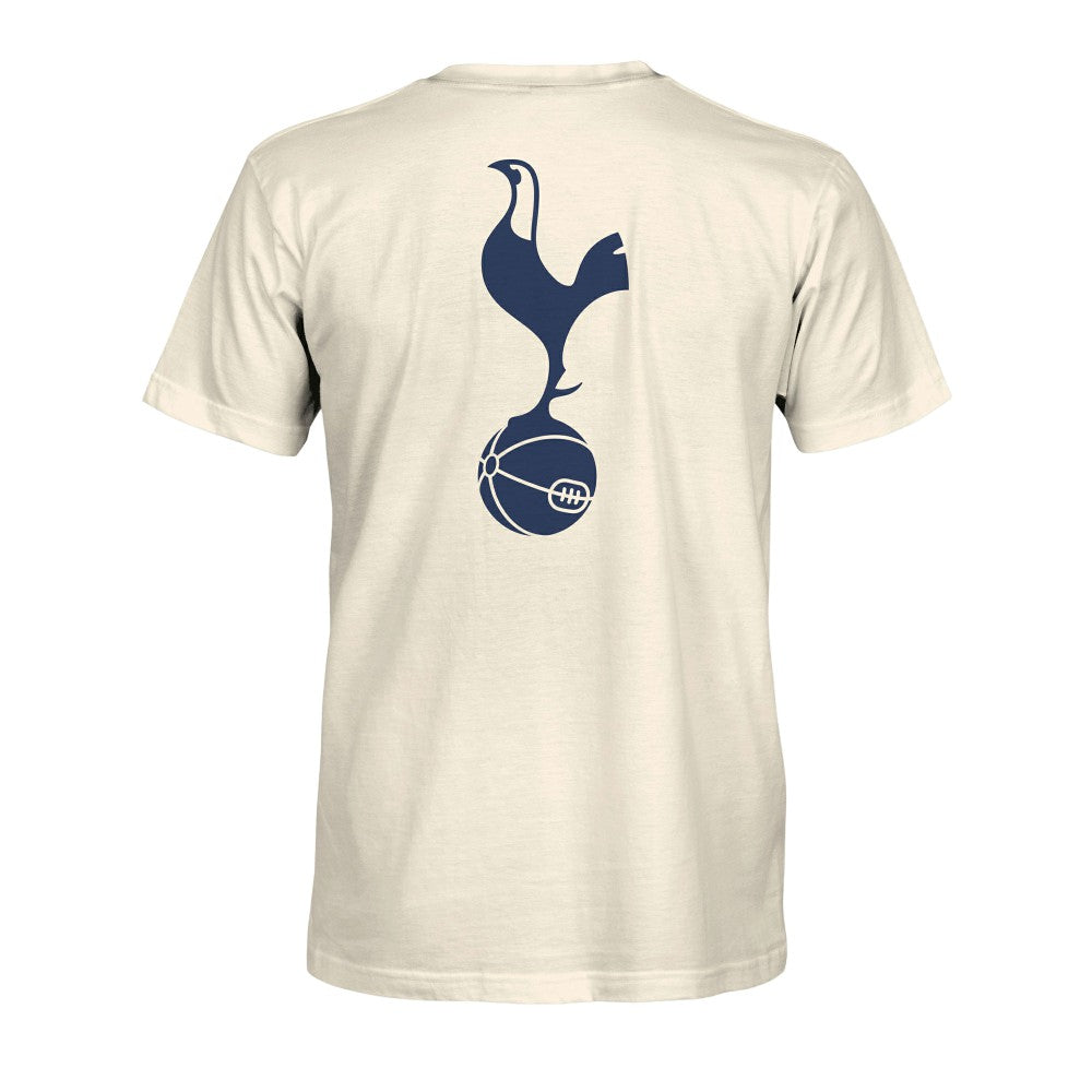 Tottenham Hotspur 1863FC Big Logo Heavyweight T-Shirt - Cream cheap