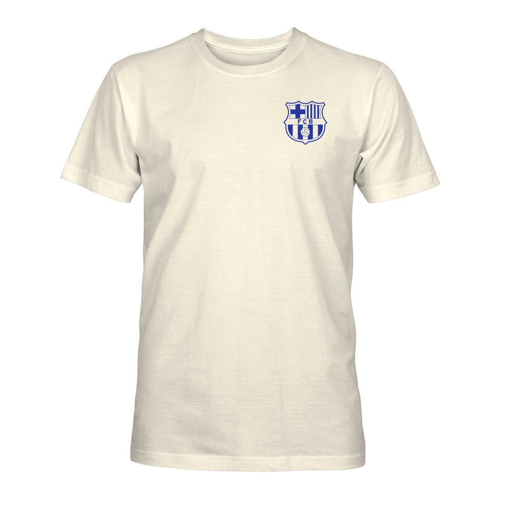 Barcelona 1863FC Big Logo Heavyweight T-Shirt - Cream outlet
