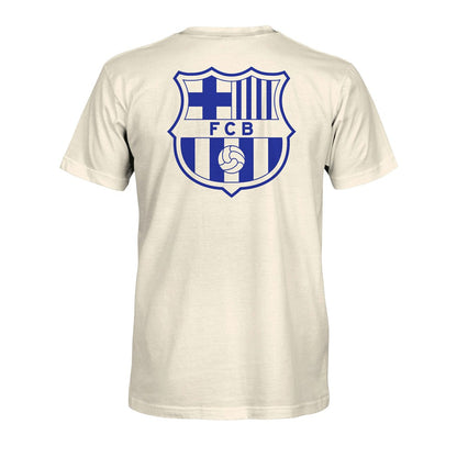 Barcelona 1863FC Big Logo Heavyweight T-Shirt - Cream outlet