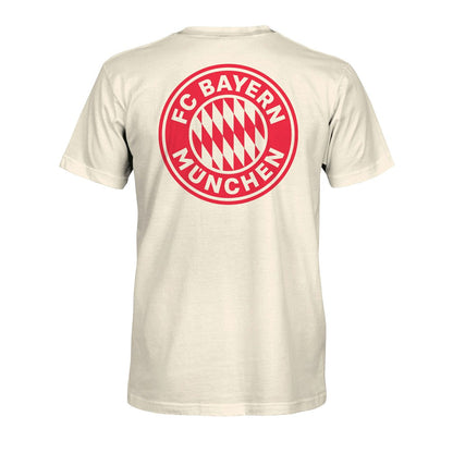 Bayern Munich 1863FC Big Logo Heavyweight T-Shirt - Cream outlet