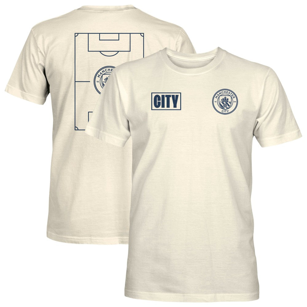 Manchester City 1863FC Own the Pitch Heavyweight T-Shirt - Cream online
