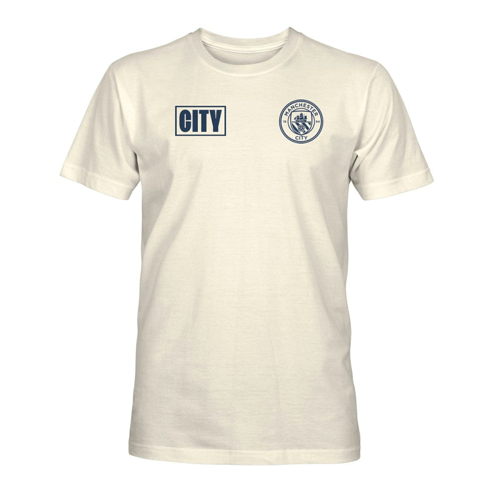 Manchester City 1863FC Own the Pitch Heavyweight T-Shirt - Cream online