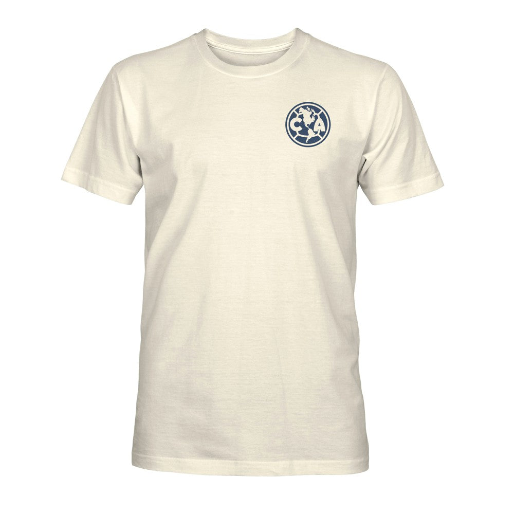 Club America 1863FC Own the Pitch Heavyweight T-Shirt - Cream outlet