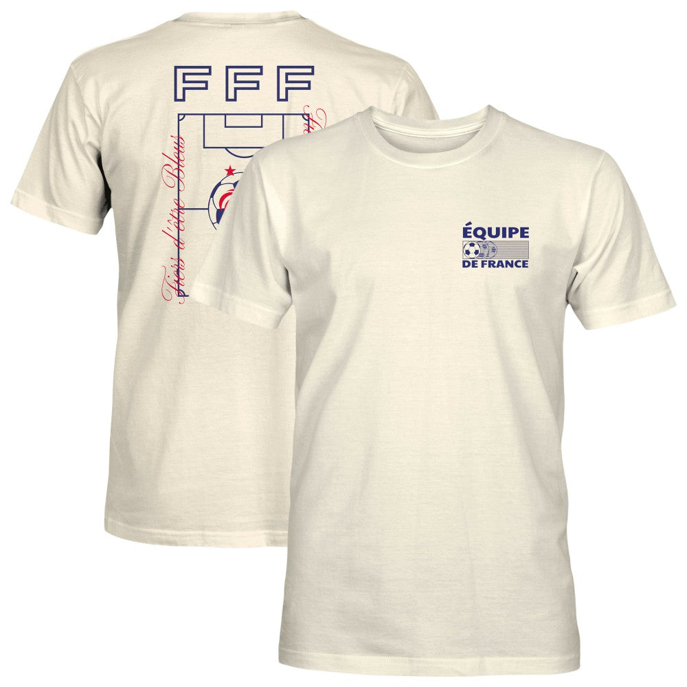 France National Team 1863FC Own the Pitch Heavyweight T-Shirt - Cream cheap