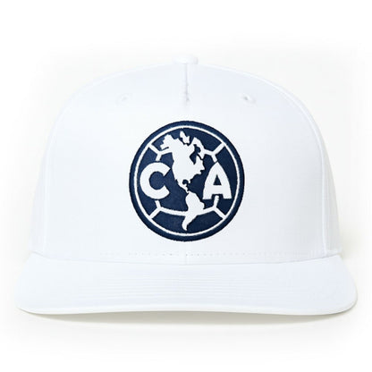 Club America 1863FC Mono Badge High Point Adjustable Hat - White discount