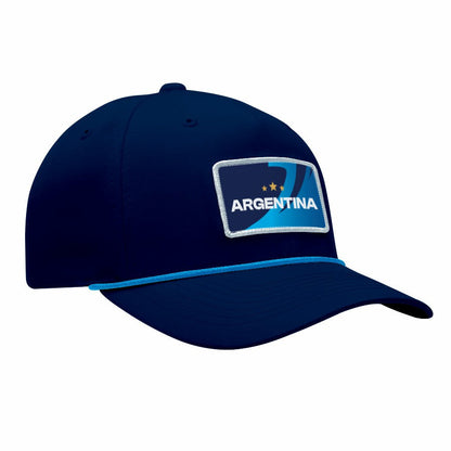 Argentina National Team 1863FC Color Badge Caddy Adjustable Hat - Navy for sale