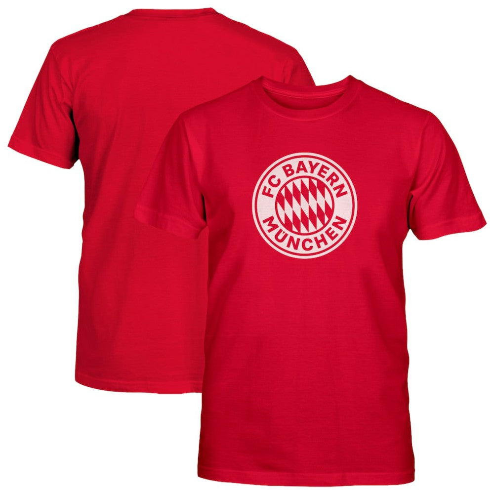 Bayern Munich 1863FC Youth Mono Badge T-Shirt - Crimson online