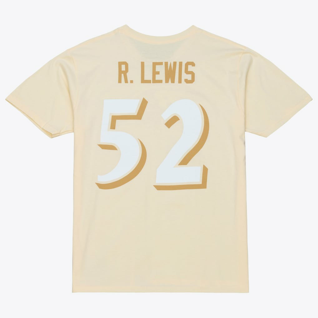 Ray Lewis Baltimore Ravens Sandman Name & Number T-Shirt - Cream online