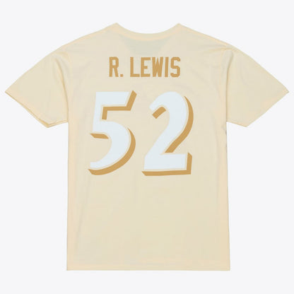 Ray Lewis Baltimore Ravens Sandman Name & Number T-Shirt - Cream online