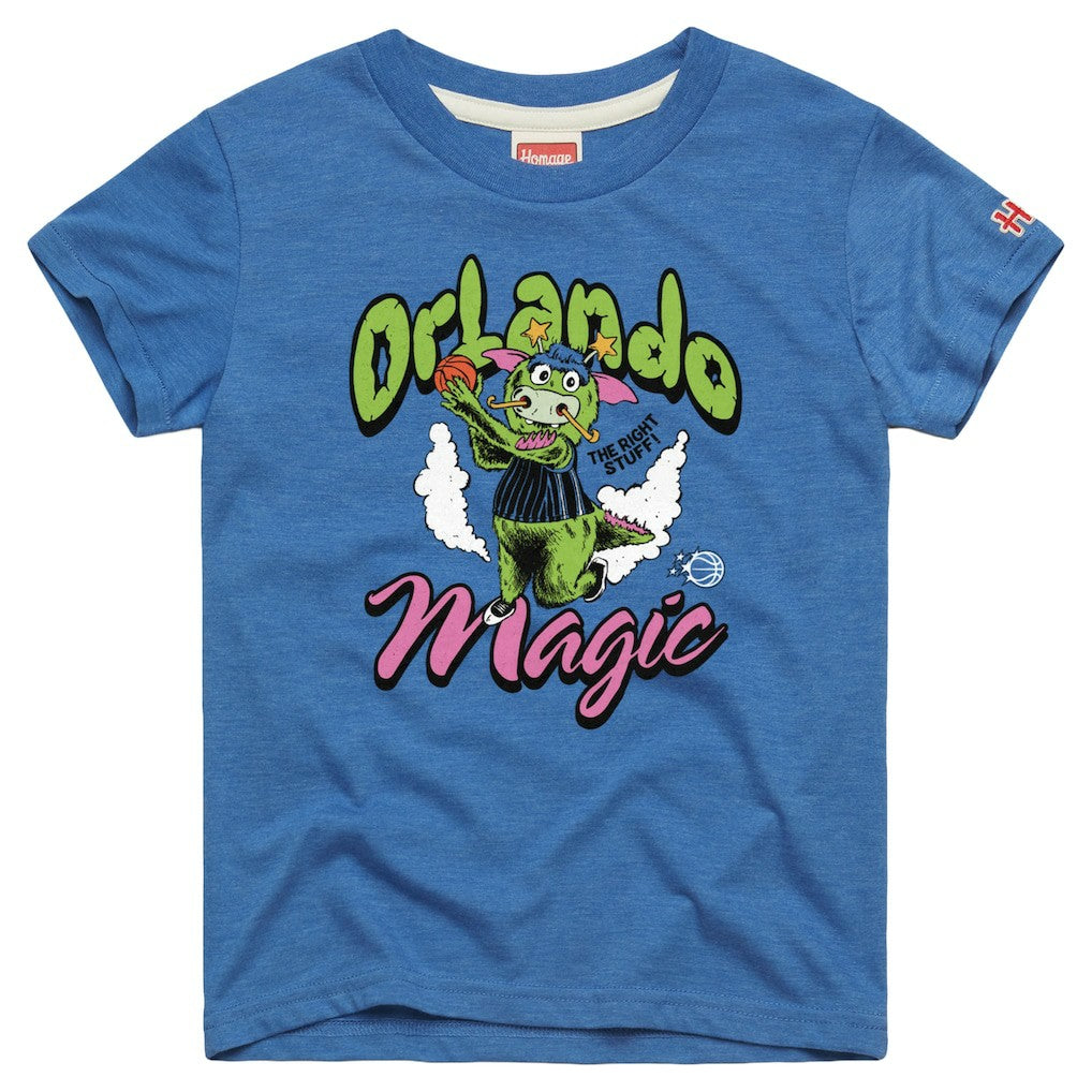 Orlando Magic Homage Youth The Right Stuff Tri-Blend T-Shirt - Blue outlet