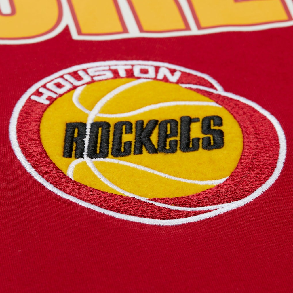 Houston Rockets Hardwood Classics Throw It Back Premium T-Shirt sale - Red | Mitchell & Ness discount