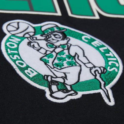 Boston Celtics Hardwood Classics Throw It Back Premium T-Shirt - Black | Mitchell & Ness cheap