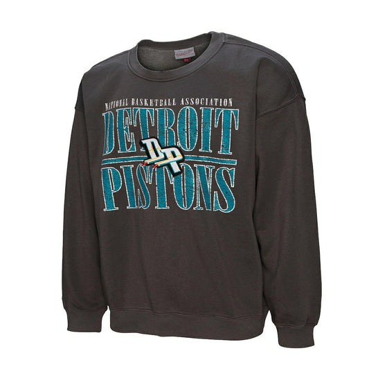 Detroit Pistons NBA Downtown Collection Fleece Sweatshirt sale - Black | Mitchell & Ness online
