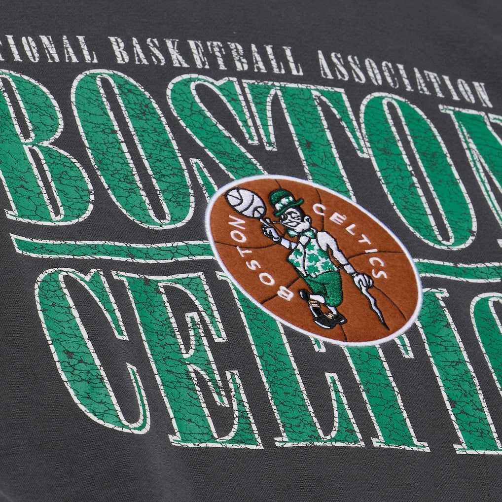 Boston Celtics NBA Downtown Collection Fleece Sweatshirt - Black | Mitchell & Ness sale