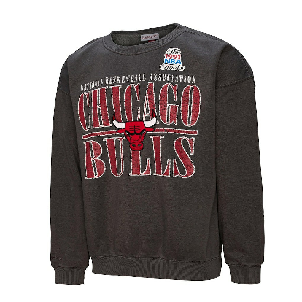 Chicago Bulls NBA Downtown Collection Fleece Sweatshirt sale - Black | Mitchell & Ness sale