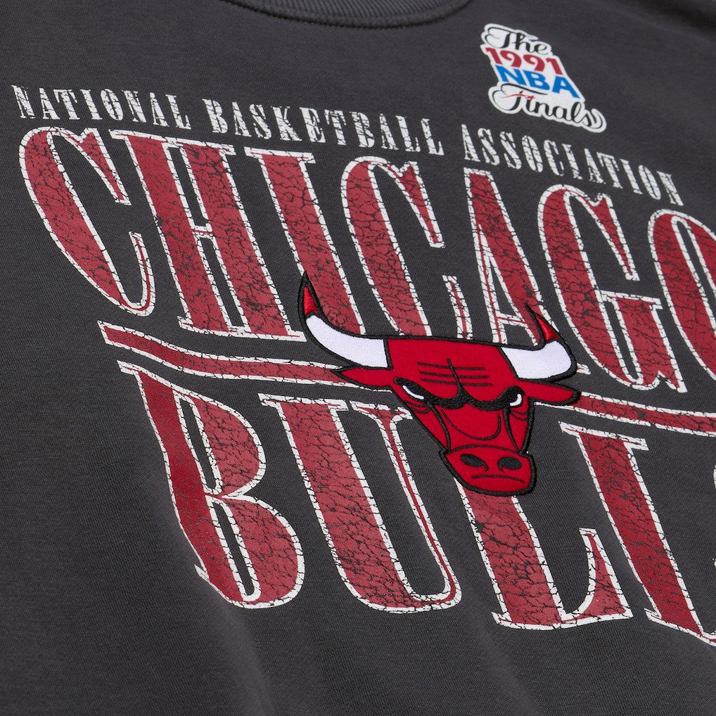Chicago Bulls NBA Downtown Collection Fleece Sweatshirt sale - Black | Mitchell & Ness sale