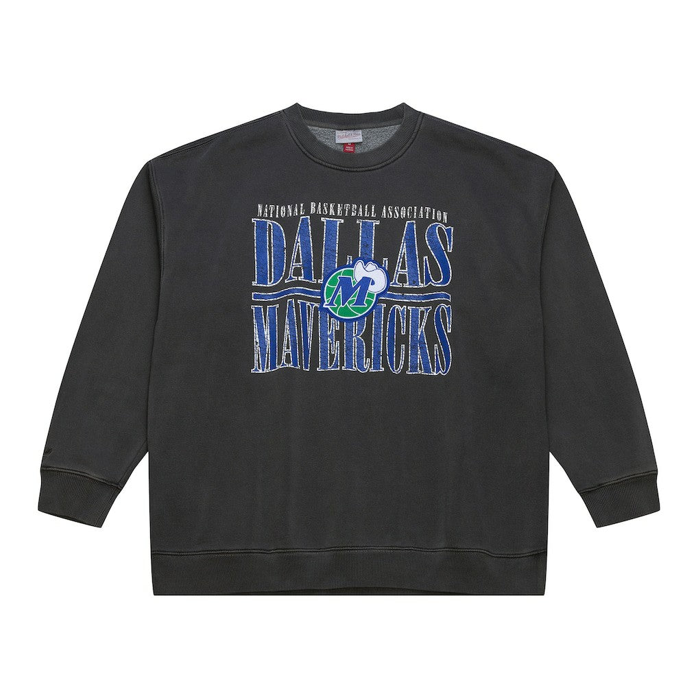 Dallas Mavericks NBA Downtown Collection Fleece Sweatshirt sale - Black | Mitchell & Ness for sale