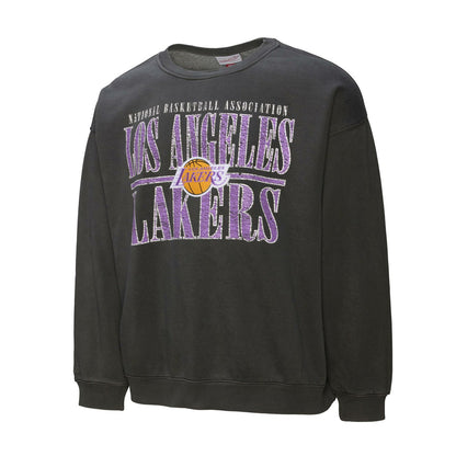 Los Angeles Lakers NBA Downtown Collection Fleece Sweatshirt - Black | Mitchell & Ness cheap