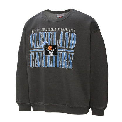 Cleveland Cavaliers NBA Downtown Collection Fleece Sweatshirt sale - Black | Mitchell & Ness on sale