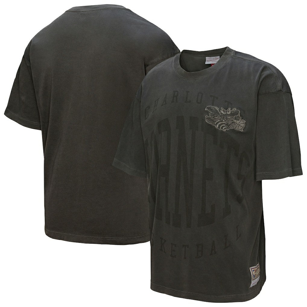 Charlotte Hornets Downtown Collection Premium T-Shirt - Black | Mitchell & Ness sale