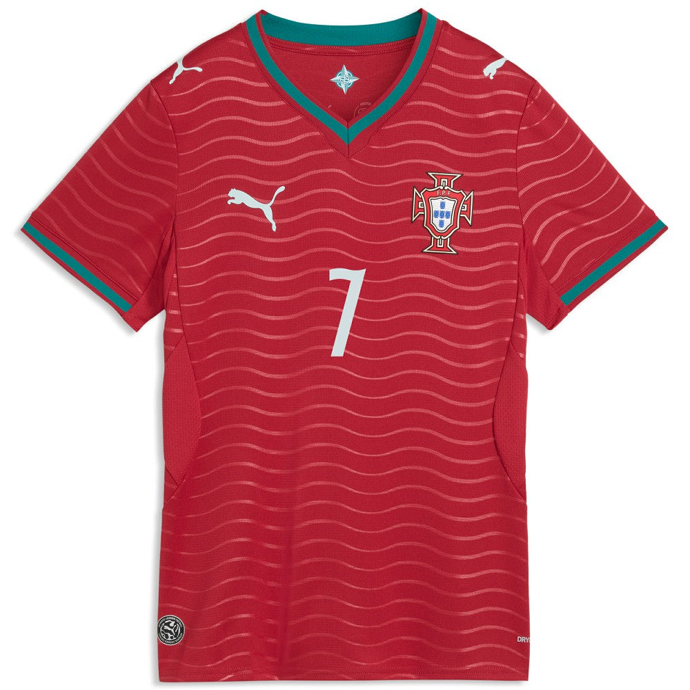 Cristiano Ronaldo Portugal National Team Women's 2026 Home Replica Jersey - Red | Puma discount