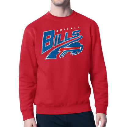 Buffalo Bills Starter Modern Tailsweep Fleece Sweatshirt - Red on sale
