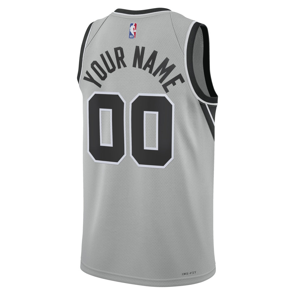 San Antonio Spurs Jordan Brand Unisex Swingman Custom Jersey - Statement Edition - Silver for sale